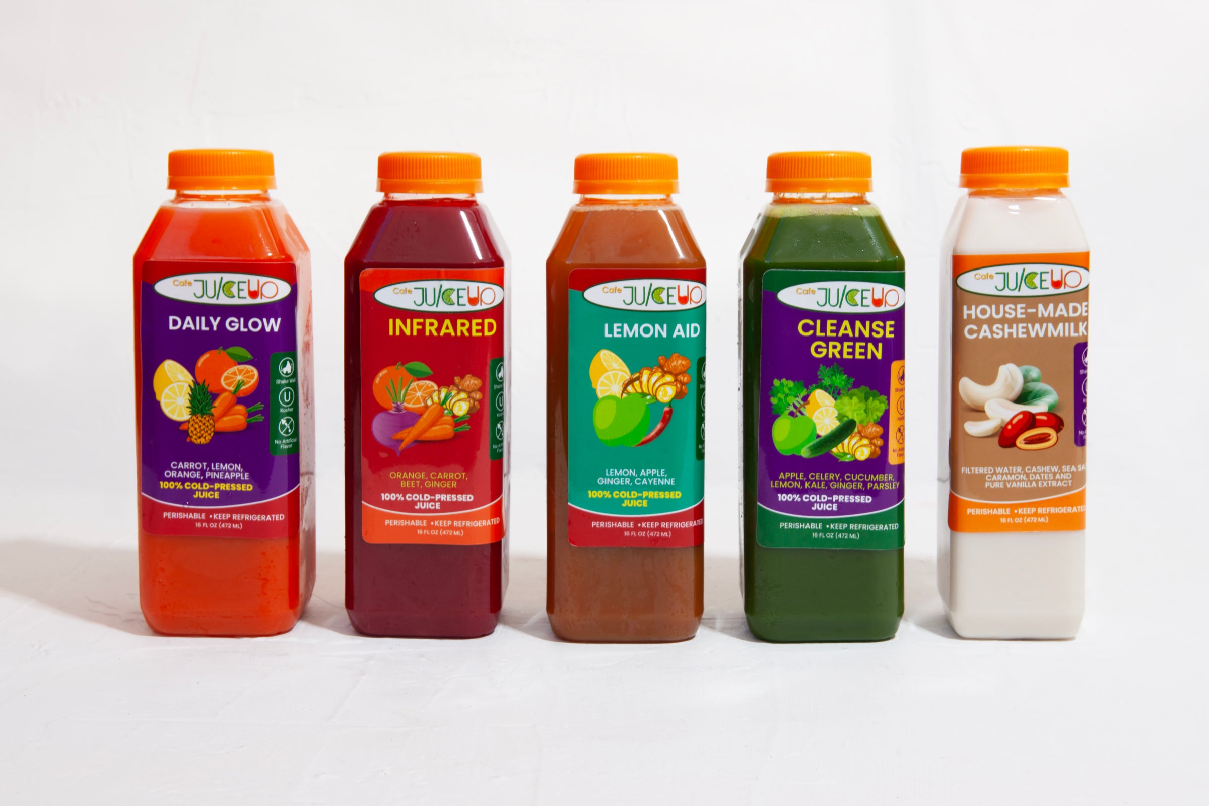 BOTTLED JUICE 16oz | CAFE JUICE UP